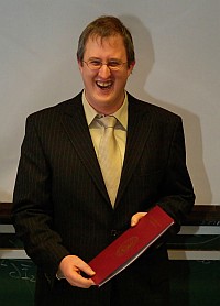 Matthias Bickermann, reception of the habilitation certificate on 17 Dec 2008.